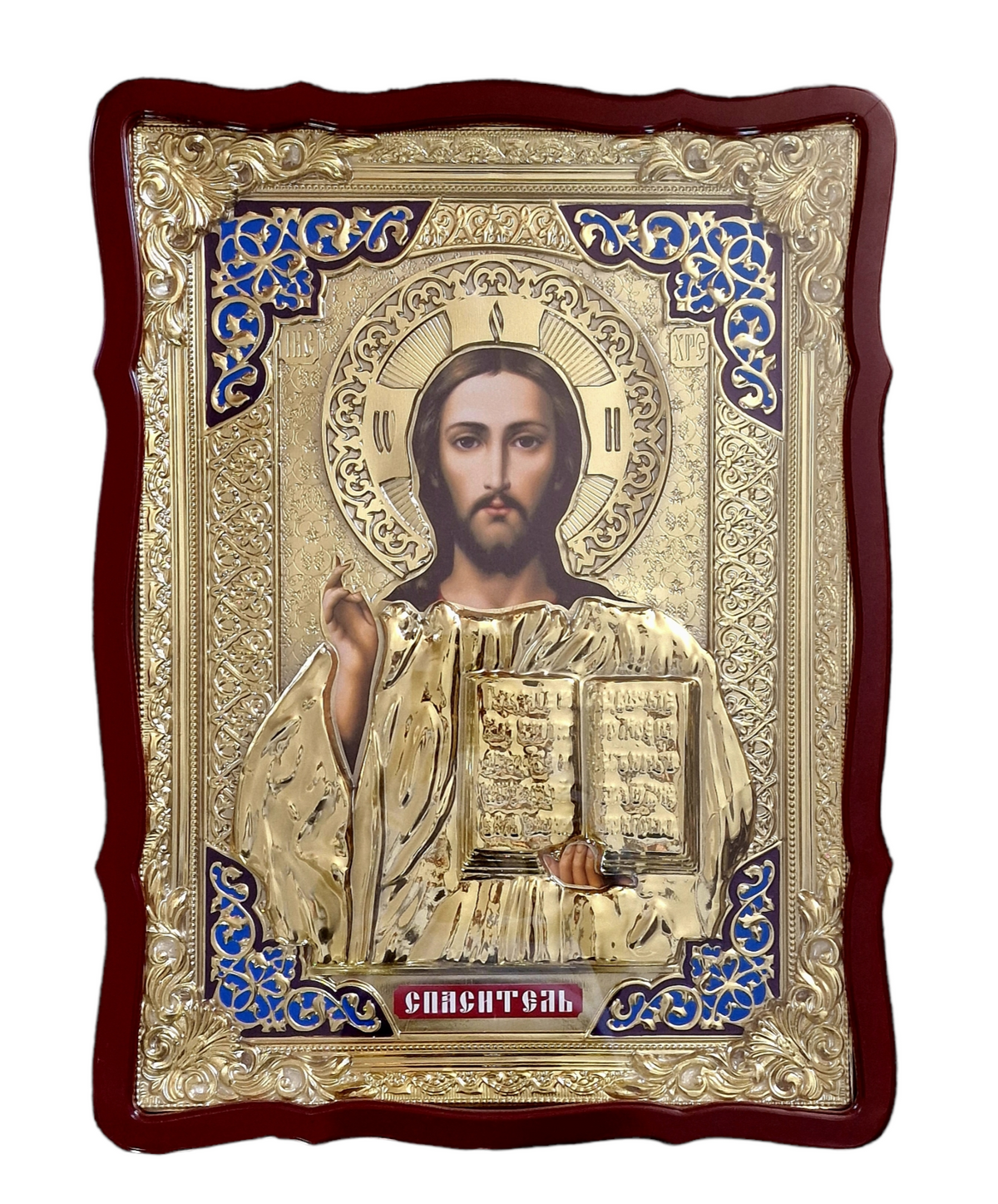 ICOANA MDF 60/80 GOLD- MANTUITORUL PANTOCRATOR