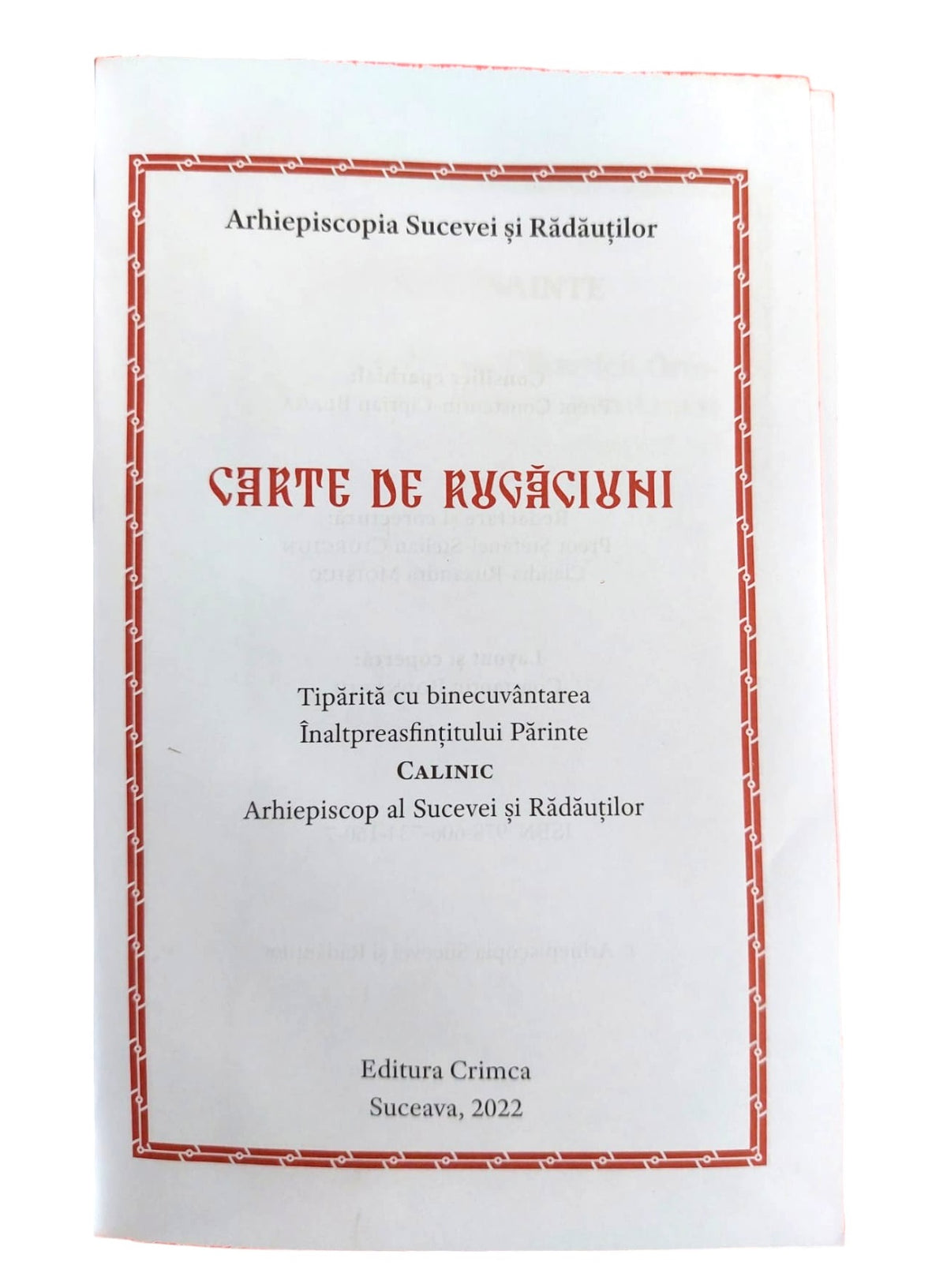 CARTE DE RUGACIUNI LEGATA IN PIELE