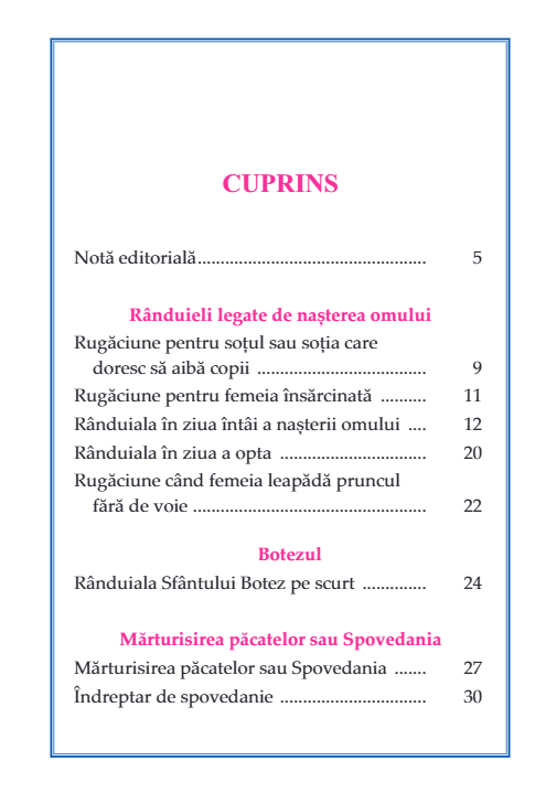 MOLITFELNICUL PREOTULUI DE CARITATE
