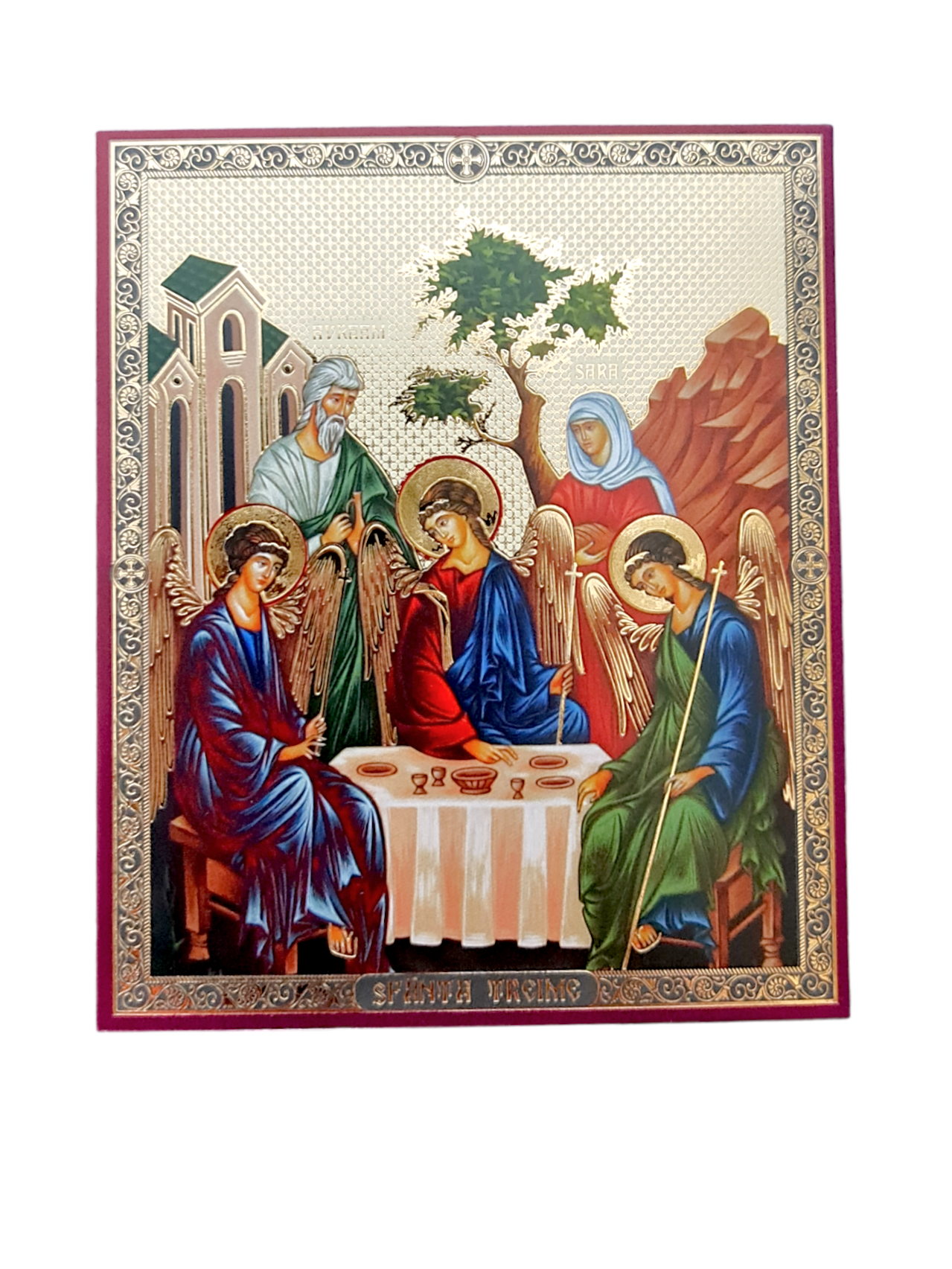 LITOGRAFIE PE MDF 10/12- SF. TREIME VECHIUL TESTAMENT (model 1)