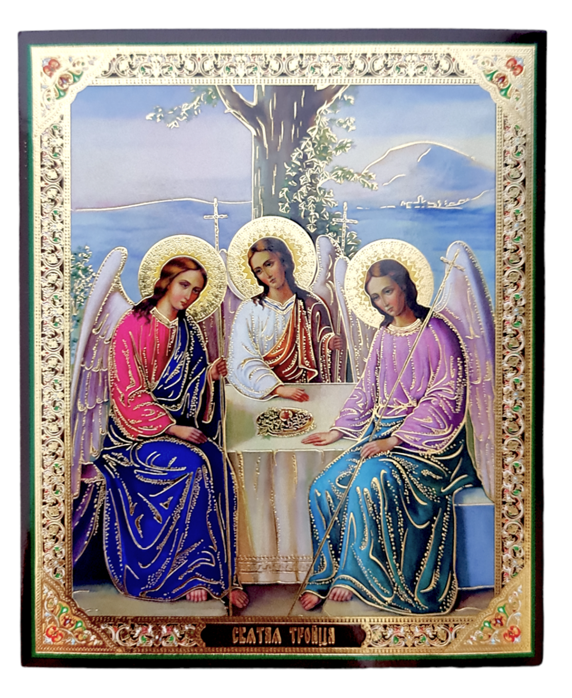 LITOGRAFIE MDF 15/18 -SFANTA TREIME- VECHIUL TESTAMENT