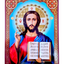 LITOGRAFIE PE MDF  30/40 - MANTUITORUL PANTOCRATOR (model 1)