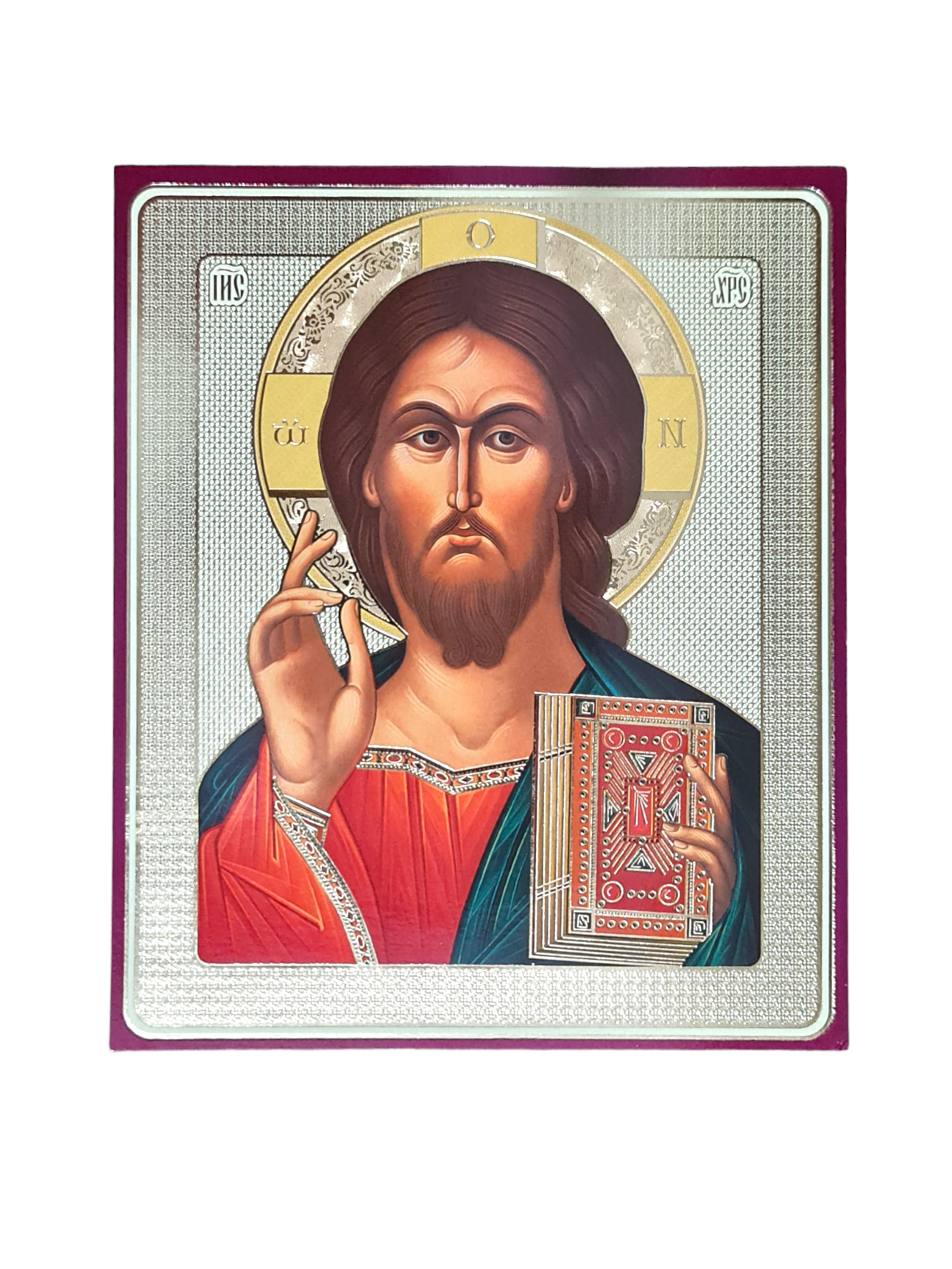 LITOGRAFIE PE MDF 10/12- MANTUITORUL PANTOCRATOR (model 2)