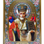 LITOGRAFIE CU FLORI PE MDF  30/40 - SFANTUL IERARH NICOLAE