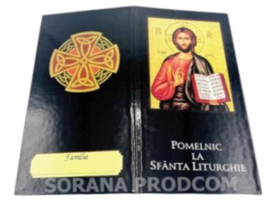 POMELNIC LA SFANTA LITURGHIE CU MANTUITORUL PANTOCRATOR - CARTONAT