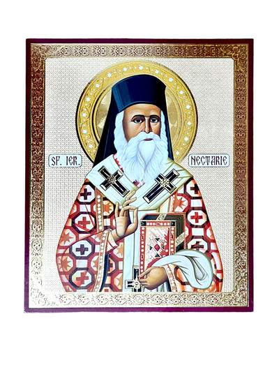 LITOGRAFIE - SFANTUL NECTARIE