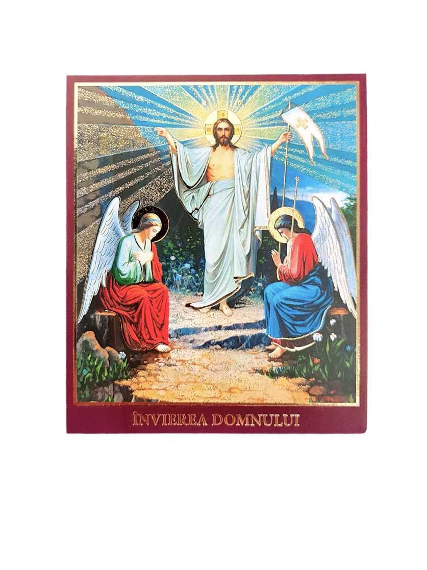 LITOGRAFIE PE MDF 10/12- INVIEREA DOMNULUI - SFINTELE PASTI (model 1)