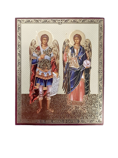 LITOGRAFIE 10/12- SFINTII ARHANGHELI MIHAIL SI GAVRIL (model 2)