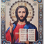 LITOGRAFIE PE MDF 48.4/69.4  - MANTUITORUL PANTOCRATOR