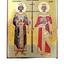 LITOGRAFIE PE MDF  20/24 - SFINTII IMPARATI CONSTANTIN SI ELENA