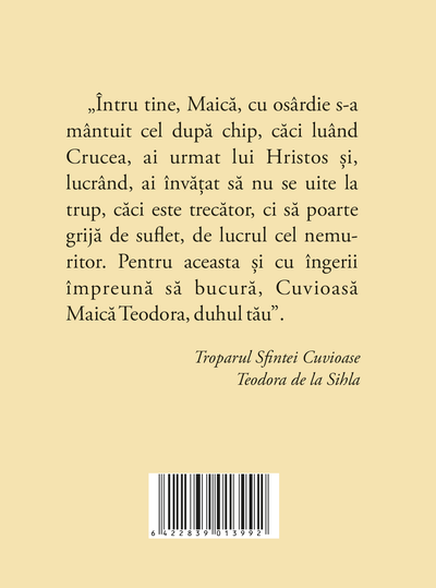 Acatistul Sf. Cuvioase Teodora de la Sihla