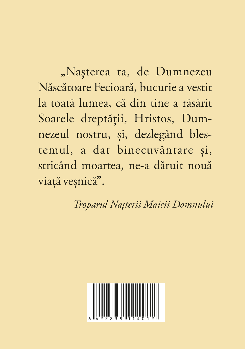 Acatistul Nasterii Maicii Domnului – carte de rugaciune pentru praznic imparatesc, format mic