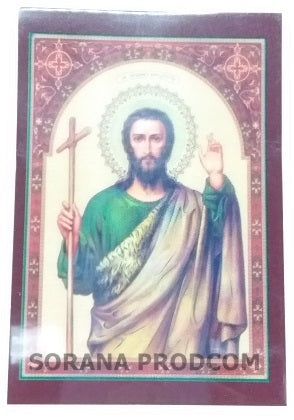 ICONITA PLASTIFIATA SFANTUL IOAN BOTEZATORUL