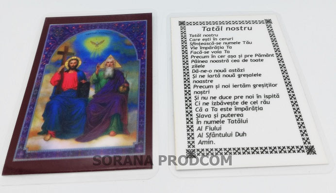 ICONITA PLASTIFIATA SFANTA TREIME-NOUL TESTAMENT