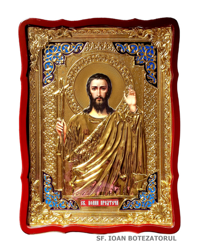 ICOANA MDF 60/80 GOLD - SFANTUL IOAN BOTEZATORUL