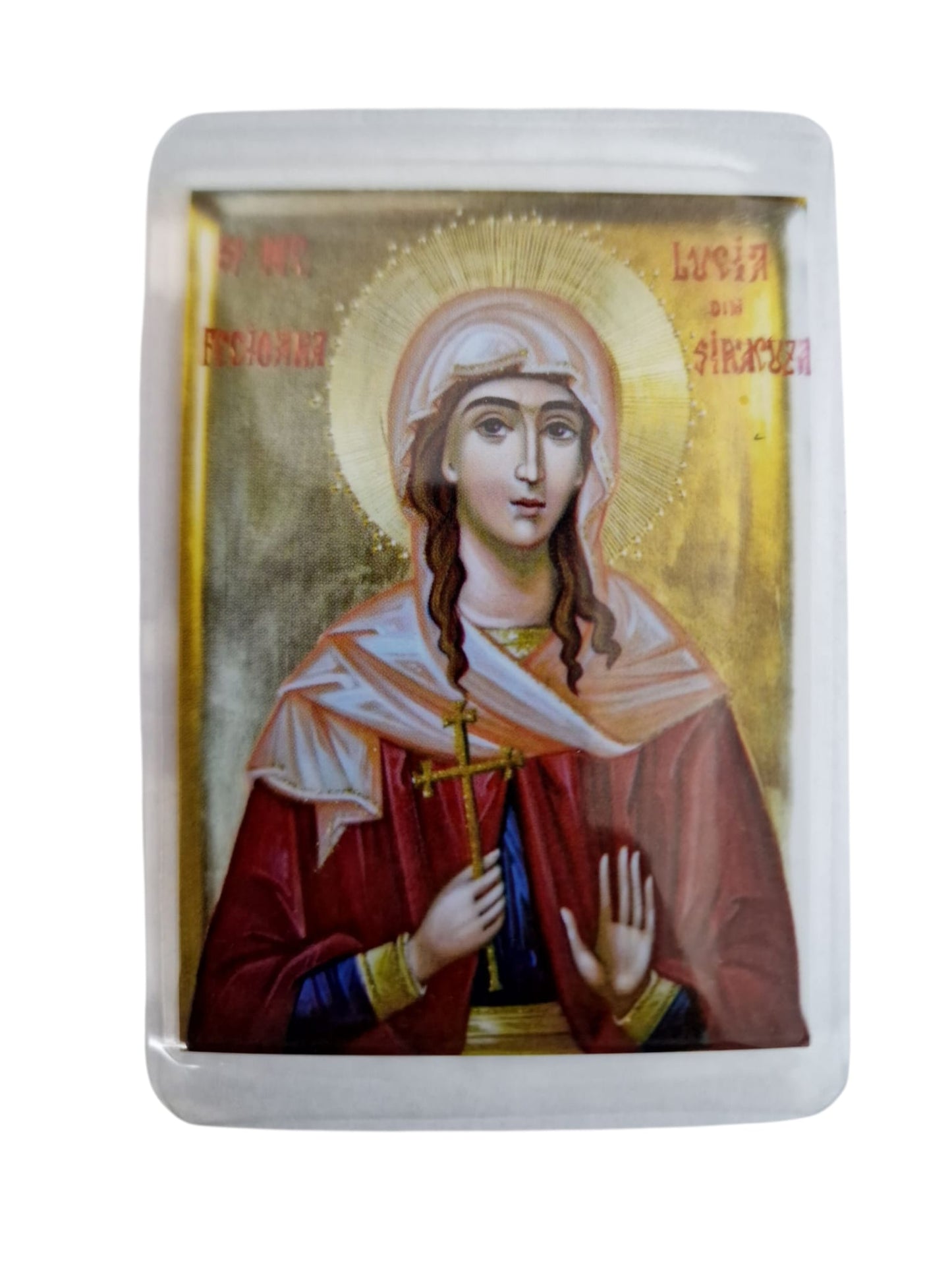 ICONITA PLASTIFIATA SF. MARE MUCENITA LUCIA DIN SIRACUZA
