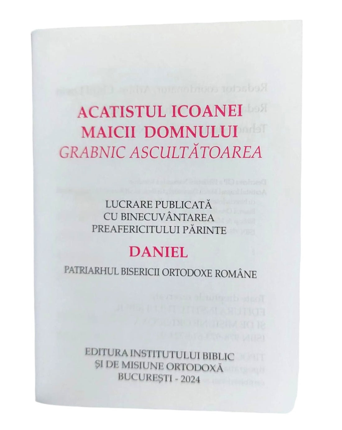 ACATISTUL ICOANEI MD GRABNIC ASCULTATOAREA