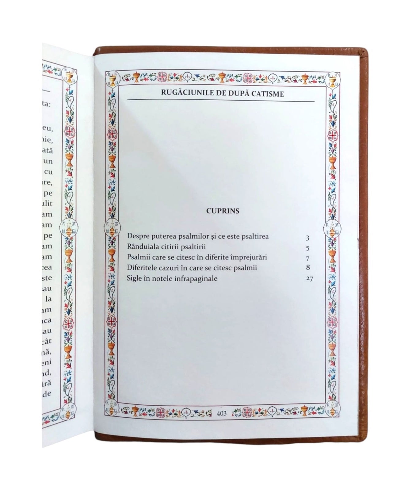 PSALTIRE MEDIE LEGATA IN PIELE- MARO