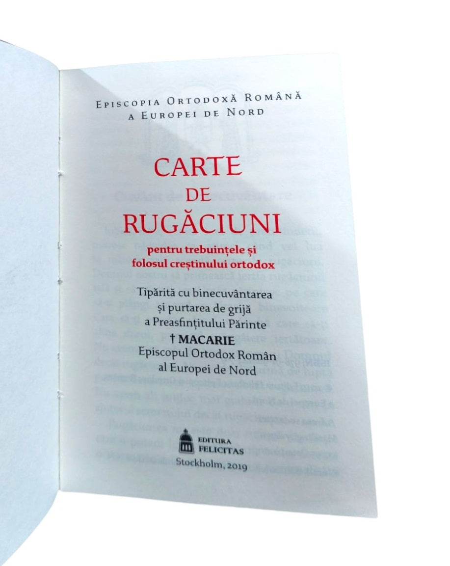 CARTE DE RUGACIUNI LEGATA IN PIELE