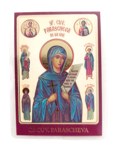 ICONITA PLSTIFIATA - SFANTA CUVIOASA PARASCHEVA