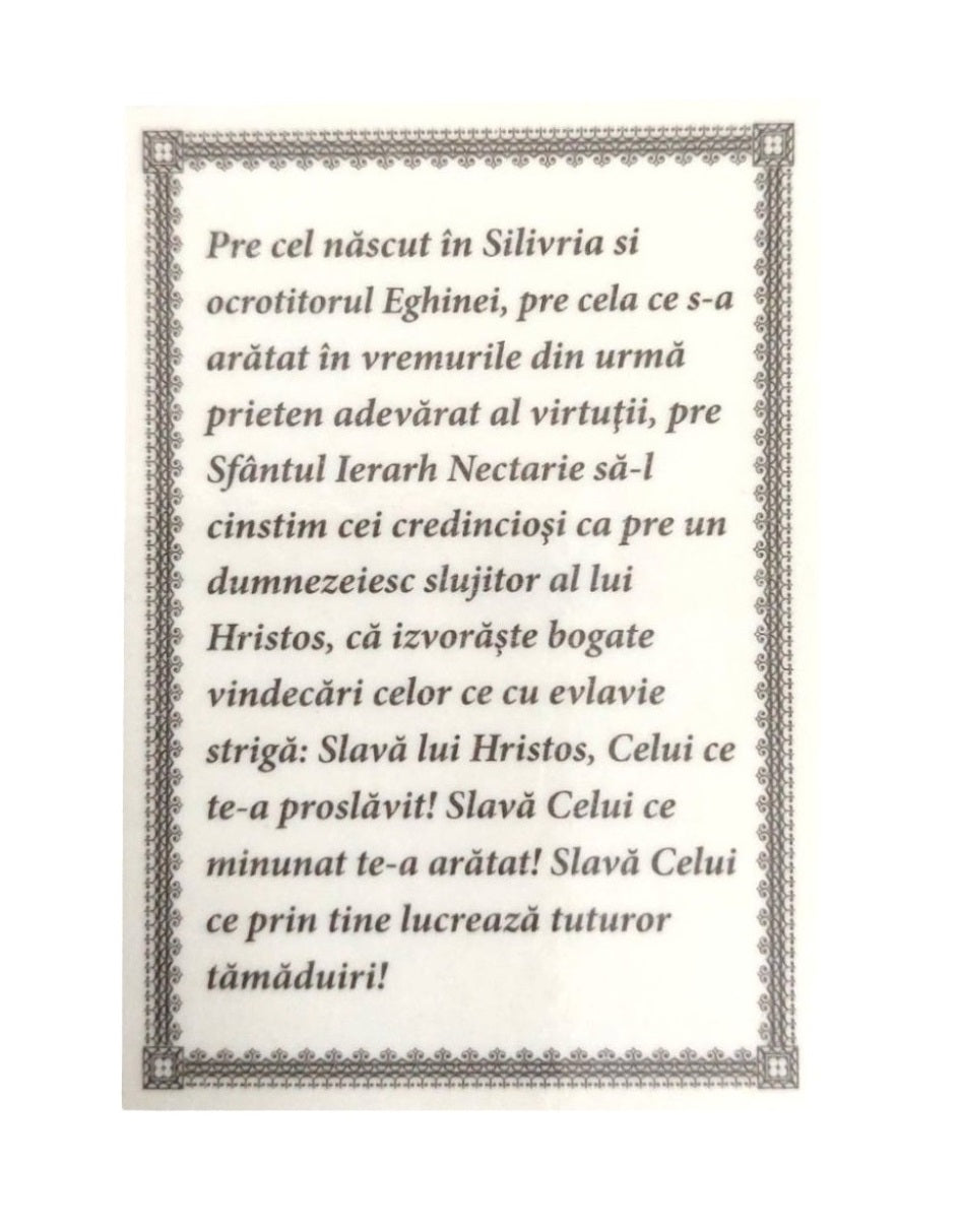ICONITA PLASTIFIATA SF. IERARH NECTARIE