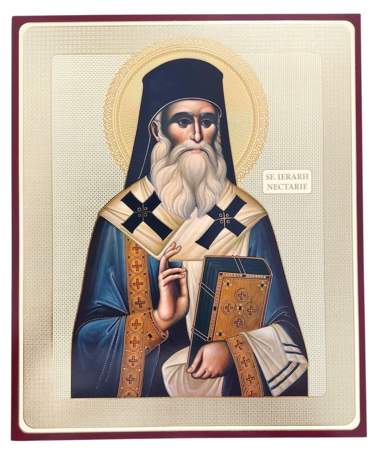 LITOGRAFIE PE MDF  20/24 - SFANTUL NECTARIE