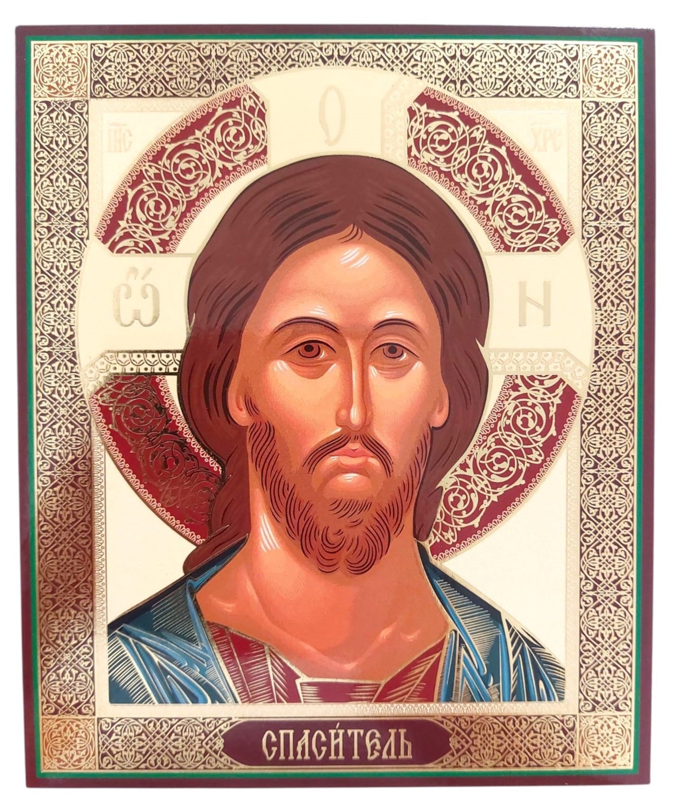 LITOGRAFIE PE MDF 15/18 - MANTUITORUL PANTOCRATOR (Model 6)