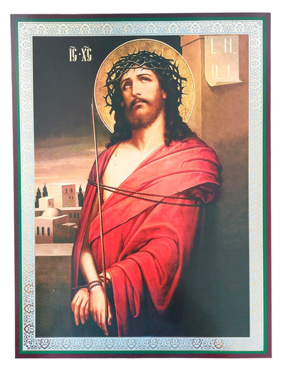 LITOGRAFIE  30/40 - MANTUITORUL CU COROANA DE SPINI