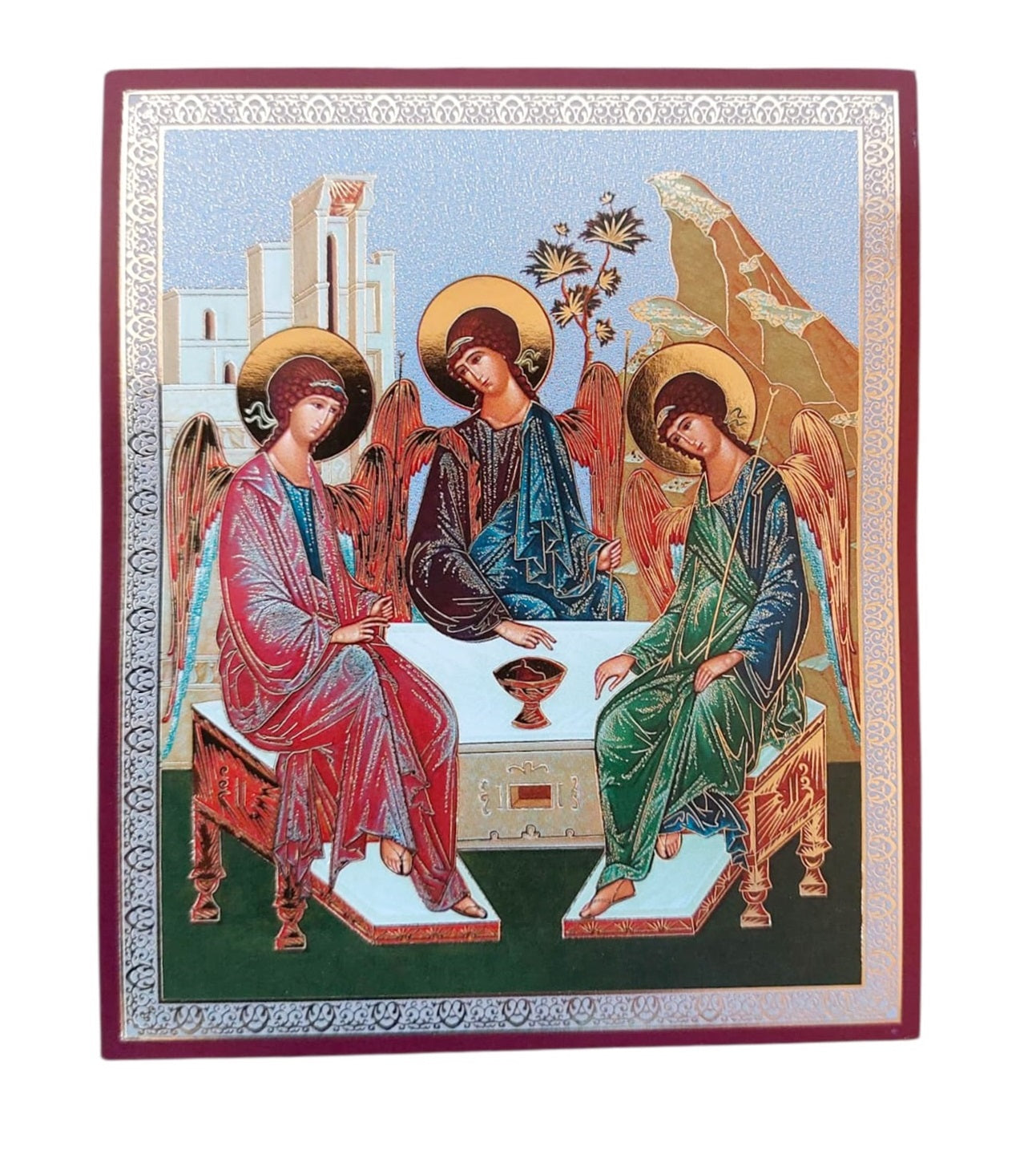 LITOGRAFIE PE MDF 10/12- SF. TREIME VECHIUL TESTAMENT (model 3)