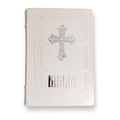 biblie centenara legata in piele