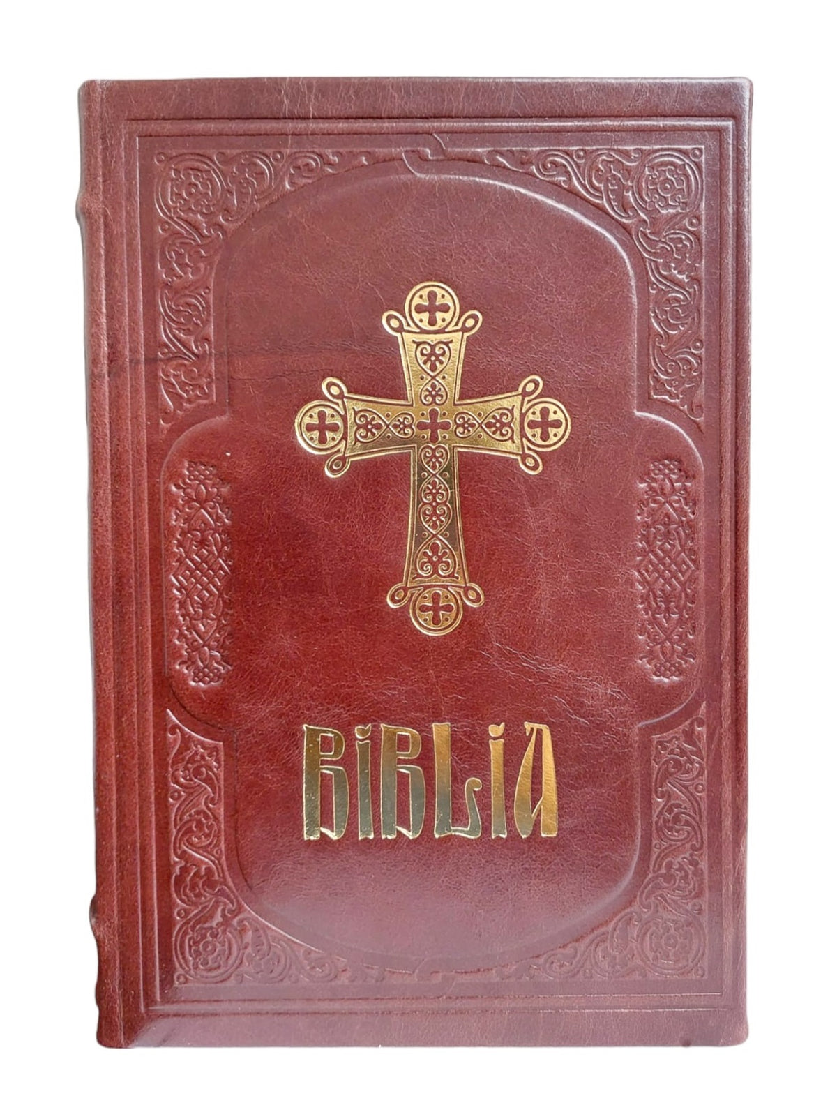 BIBLIE CENTENARA LEGATA IN PIELE