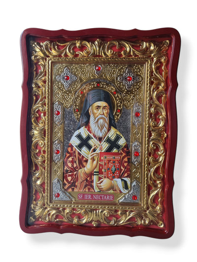 Icoană MDF – SFANTUL IERARH NECTARIE