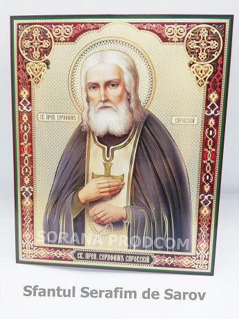 LITOGRAFIE PE MDF 20/24 - SF. SERAFIM DE LA SAROV